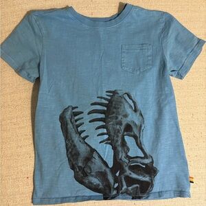 Hatley Blue Fossil Graphic Kids Tee